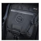 M-Tac Satellite Magnettaske Gen. II Elite Hex, musta Cordura Hex, NIJ-sertifiointi, painotus materiaalissa ja yksityiskohdissa, galleria-asento 1.