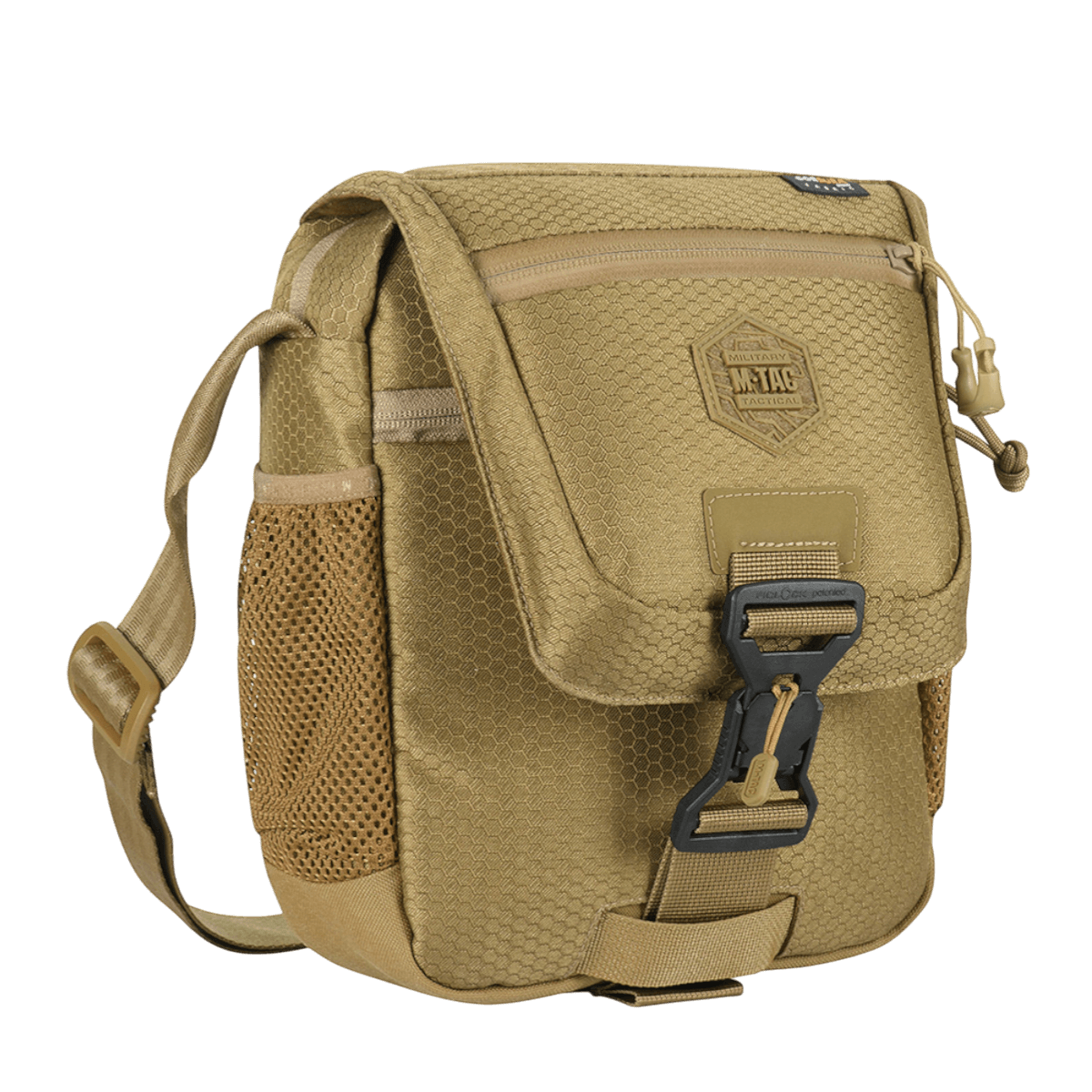 M-Tac Satellite Magnettaske Gen. II Elite Hex, Cordura Hex ja Cordura 10, NIJ-sertifiointi, galleria-asento 1, säädettävä remmi.
