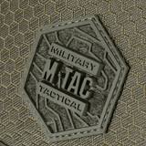 Lähikuva M-Tac Satellite Magnettaske Gen. II Elite Hexistä, Cordura-textuuri ja M-Tac-logo esillä.