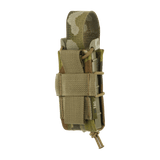 M-Tac Pistol Mag Pouch Gen.3 Cordura 500D, suunniteltu Glock- ja vastaaville lippaille, MOLLE-järjestelmä ja säädettävä elastinen kiinnitys.