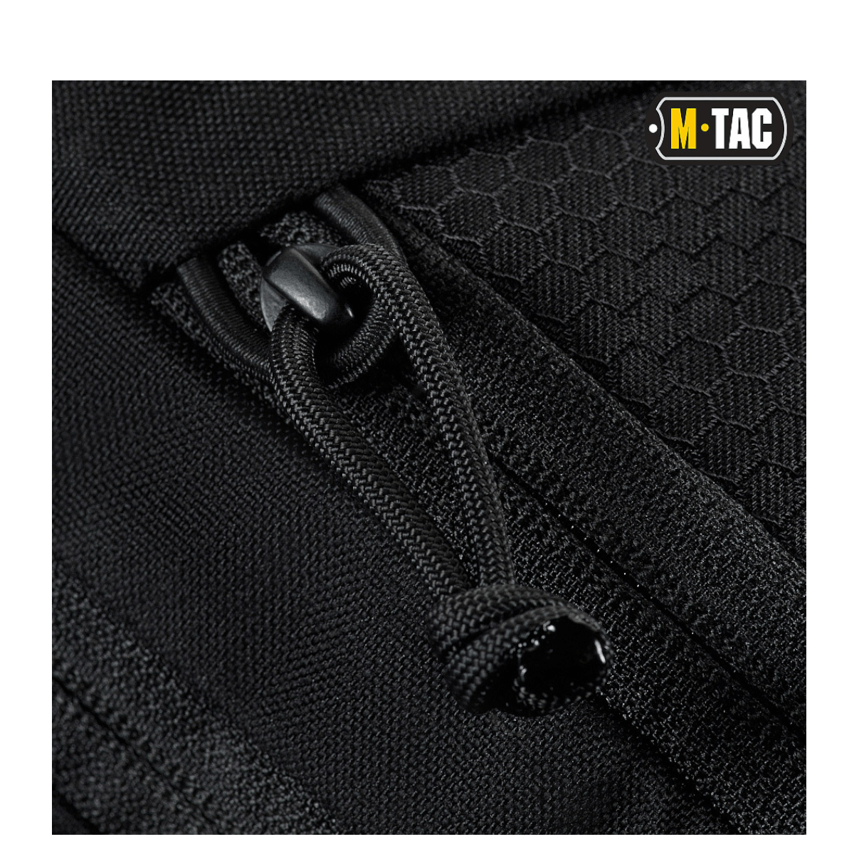 M-Tac Magnet XL Taske Elite Hex FidLock-sululla ja Velcro-paneelilla, musta design.
