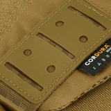 M‑Tac Cross Bag Elite Hex Cordura 500 -materiaalista, lähikuva olkahihnasta MIL-SPEC-sovittimineen, täydellinen päivittäiseen ja taktiseen käyttöön.