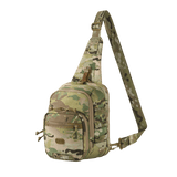 M‑Tac Cross Bag Elite Hex maastokuvio, kompakti laukku/sling-reppu taktiseen käyttöön, 5 litraa, Cordura 500, YKK-vetoketjut ja MIL-SPEC-sovitukset