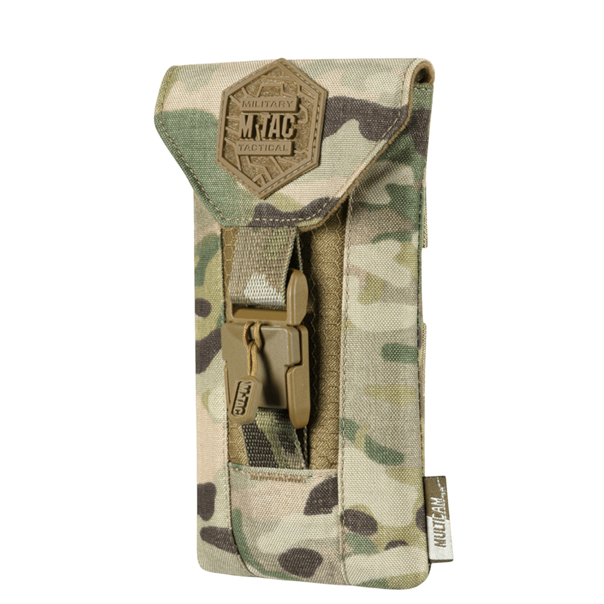 M-Tac Smartphone Lomme Elite Large Hex musta CORDURA HEX -materiaalista WJ-magneettisoljella.