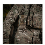 M-Tac Smartphone Lomme Elite Large Hex mustassa maastotyylissä, kestävä CORDURA HEX 1000D -materiaali WJ-magneettisoljella, sopii jopa 6,5 tuuman puhelimille.
