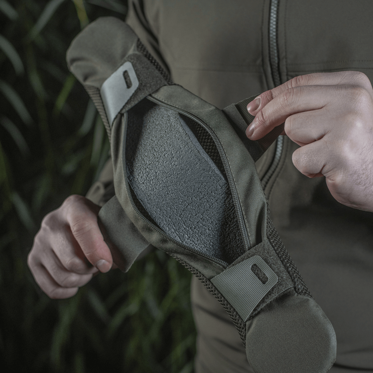 M‑Tac olkahihnan pehmike 50 mm Elite kestävästä Cordura-materiaalista 3D-mesh-ventilaatiojärjestelmällä.