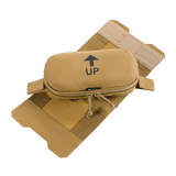 M‑Tac Horizontal Medical Pouch Elite Cordura 500D:llä, YKK AquaGuard -vetoketjulla ja irrotettavalla järjestäjällä, sopii kenttäensiapuun.