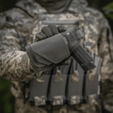 M-Tac Universal taktinen kotelo Elite vasen laminoitu Cordura 500D, säädettävä istuvuus, NIJ-sertifiointi, galleria-asento 1.