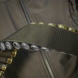 M-Tac Bandolier Elite, kapasiteetti 55 patruunaa, kaliberi 12/16, ergonomisesti suunniteltu nopeaan saatavuuteen metsästyksessä ja ampumaurheilussa.