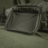 M-Tac Utility Organizer Slim Elite valmistettu kestävästä Cordura 500D:stä, avoin tasku turvalliseen säilytykseen, nähtynä sisältä.