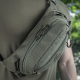 M‑Tac Bæltetaske Elite Hex, kompakti laukku tarrataskuilla, YKK-vetoketjut ja vesitiivis muotoilu, vyölaukku laadukkaasta Cordura-materiaalista.