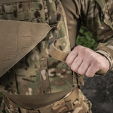 M-Tac etupaneeli Plate Carrier Cuirass QRS XL:lle, kestävä Cordura 500D, NIJ-sertifioitu, lähikuva hihnasta, kuva 1