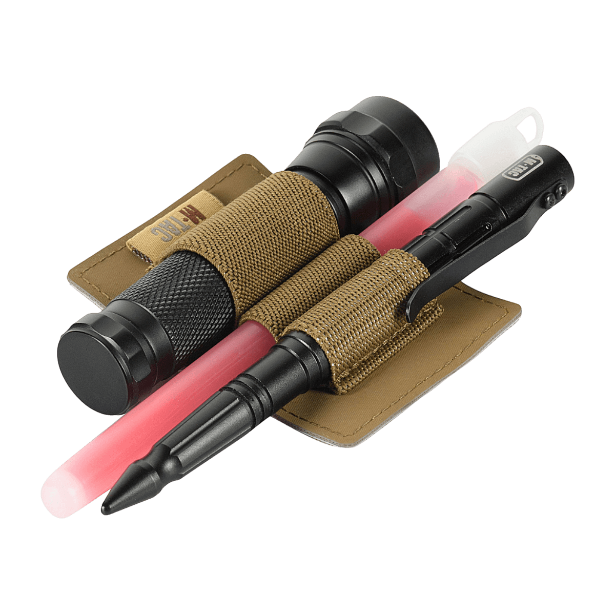M-Tac Modulær Indsats Small (3 sektioner) taskut taskulampulle ja kuulakärkikynälle, valmistettu kestävästä polymeerikomposiitista, Velcro-kiinnityksillä.