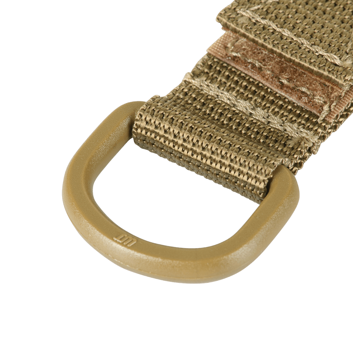 M-Tac D-ring-kiinnike MOLLE-varusteisiin Velcro-lukituksella ja kompaktilla muotoilulla taktiseen käyttöön.