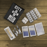 M-Tac City Med Pouch Hex kompaktista ripstop-materiaalista hexagon-kuviolla, kannettava ensiapupussi, kuva 1