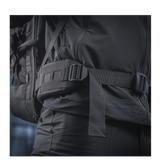 Yksityiskohta M-Tac Rygsæk Large Elite Hex Gen. IV -repusta ergonomisella muotoilulla ja kestävästä Cordura-kankaasta.