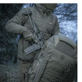 M-Tac reppu Large Elite Hex Gen. IV, ergonominen laukku aseiden erotteluun, kestävä Cordura-materiaali. Ulkoinen taktinen ympäristö.