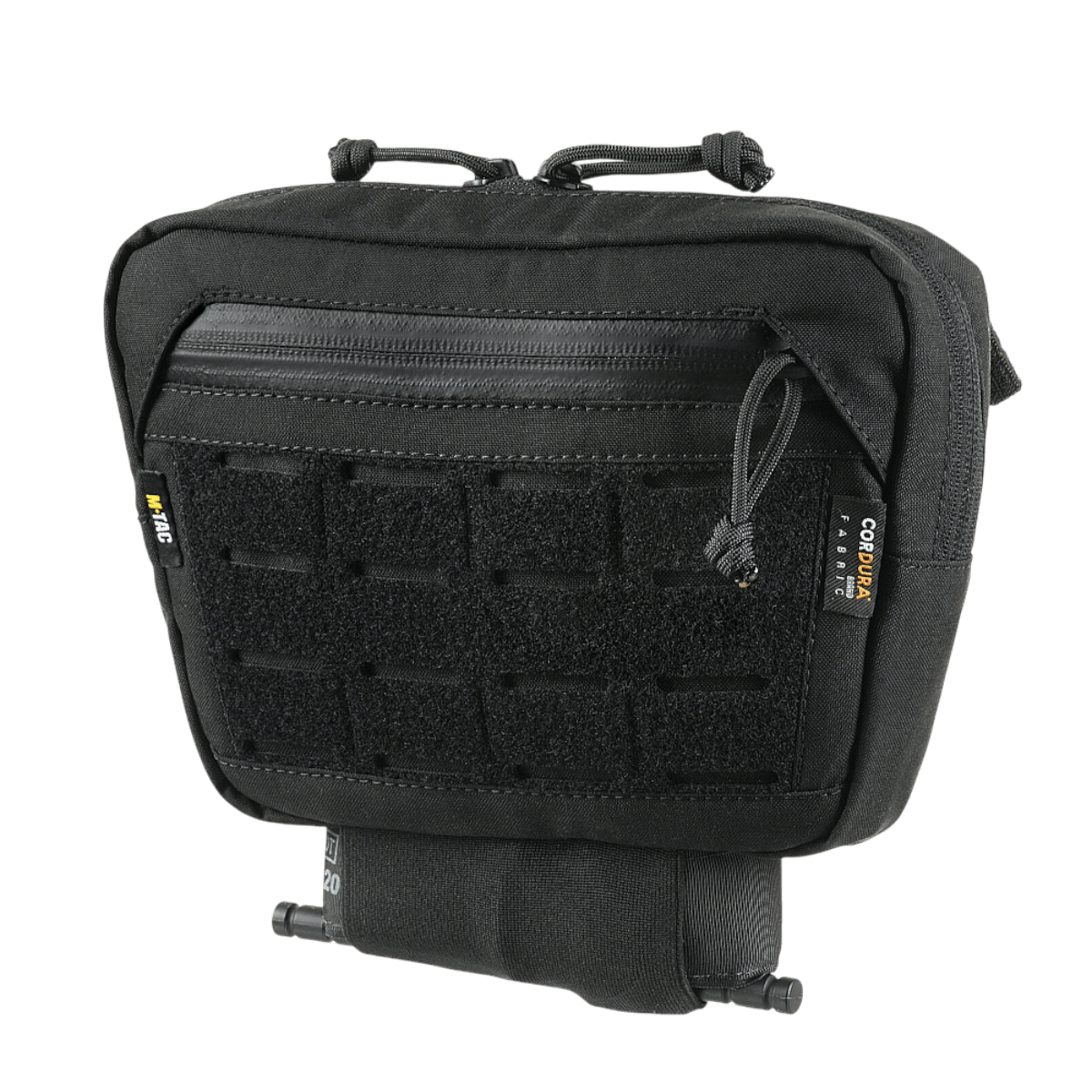 M-Tac Lomme til Tilbehør Lower Large Elite Plate Carrier, kulutusta kestävä Cordura 500D, MOLLE-järjestelmällä, galleria-asento 1.
