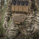 M-Tac Lomme til Tilbehør Lower Large Elite Plate Carrier, kulutusta kestävä Cordura 500D, MOLLE-järjestelmä ja toiminnallinen vetoketjutasku, galleria-asento 1.