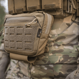 M-Tac Lomme til Tilbehør Lower Large Elite Plate Carrier, kulutusta kestävä Cordura 500D, NIJ-sertifiointi, taktinen tasku, galleria-asento 1.