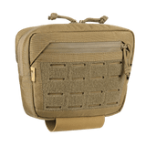 M-Tac Lomme til Tilbehør Lower Large Elite Plate Carrier, kestävä Cordura 500D, MOLLE-paneeli ja toiminnallinen vetoketjutasku, galleria-asento 1.
