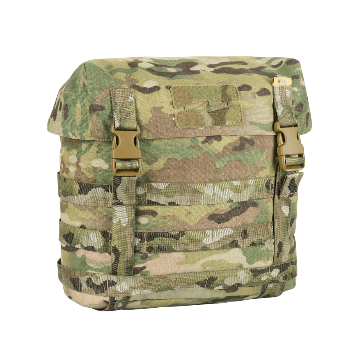 M-Tac Pouch Sukharka Gen.3 XL camo-kuosissa MOLLE-järjestelmällä ja velcro-sululla, valmistettu kestävästä Cordura 500D:stä Woojin‑laitteistolla.