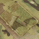 Lähikuva M-Tac Pouch Sukharka Gen.3 XL Velcro-panelilla camo-Cordura 500D -materiaalista, kestävä muotoilu.