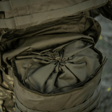 M-Tac Pouch Sukharka Gen.3 XL Cordura 500D -materiaalista, MOLLE-järjestelmä ja Fastex-lukko; sopii pikkutavaroille kentällä.