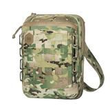 M-Tac Tablet Bag Laser Cut Hex camo-kuosissa, kevyt ja käytännöllinen EDC-laukku piilotetulla aseosastolla ja Laser Cut MOLLE -järjestelmällä.