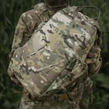 M-Tac STURM Elite -reppu 15L taktinen reppu camo-kuvioin Cordura-materiaalista, soveltuu lyhytaikaisiin kenttäoloihin ja varusteiden kuljetukseen.