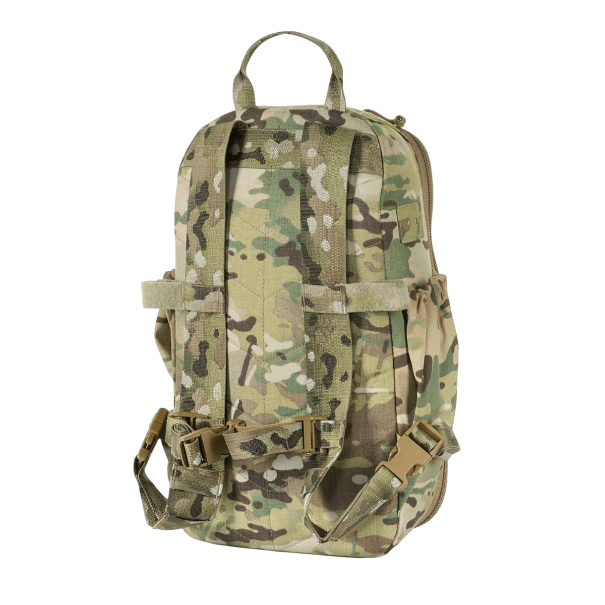 M-Tac STURM Elite -reppu camo-kuosissa, taktinen 15 l reppu MOLLE-järjestelmällä ja joustavilla sivutaskuilla, valmistettu Cordurasta.