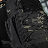 M-Tac STURM Elite -reppu MOLLE Laser Cut -etupaneelilla ja joustavilla sivutaskuilla taktiseen säilytykseen ja varusteiden kuljetukseen.