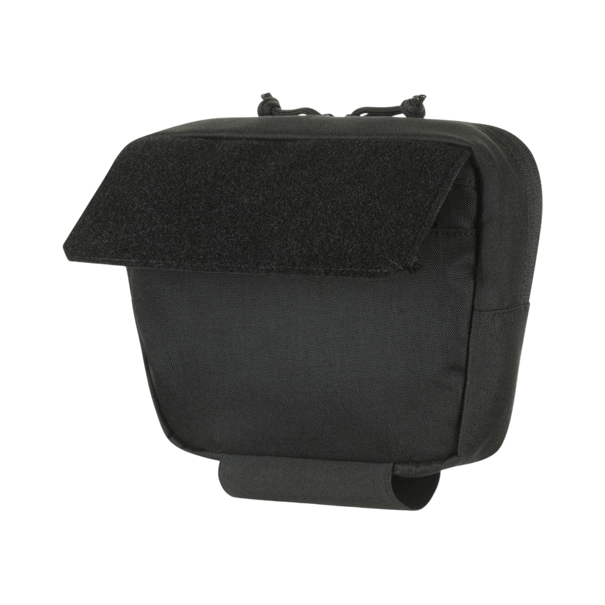 M-Tac Large Elite Gen.II -olkalaukku, musta Cordura 500D, etu-Velcro-paneeli taktiseen käyttöön ja varusteiden säilytykseen.