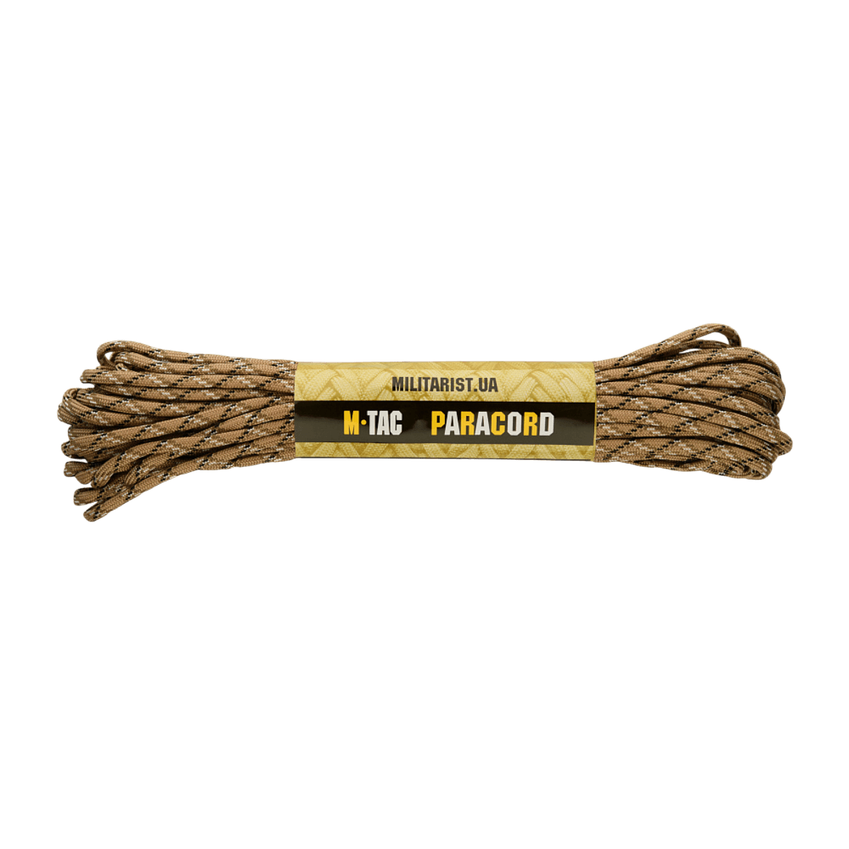 M-Tac Paracord 550 Type III 15 m, vahva ja monipuolinen nailonköysi, sopii ulkoiluun ja hätäkäyttöön, pituus 15 m, vetolujuus 240 kg.