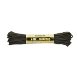 M-Tac Paracord 550 Type III 15 m vahva nailonköysi, sopii ulkoiluun, korjauksiin ja hätäkäyttöön, musta väri, pituus 15 m, halkaisija 4 mm.
