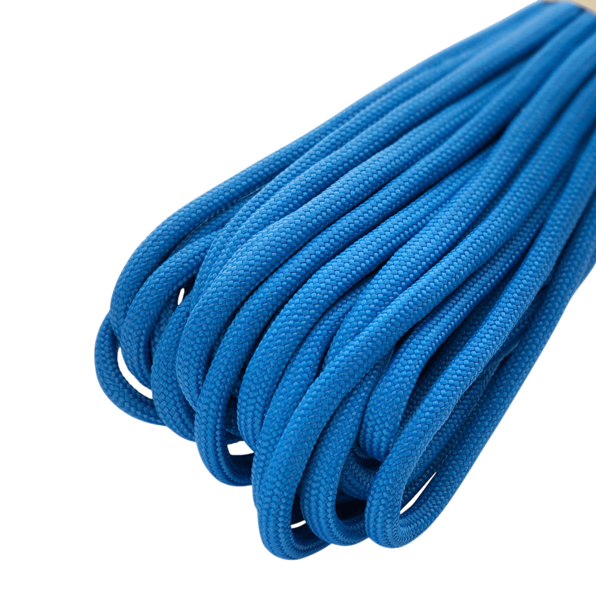 M-Tac Paracord 550 Type III 15 m sinisenä, vahva ja monikäyttöinen ulkoiluun, korjauksiin ja hätätilanteisiin, vetolujuus 240 kg.