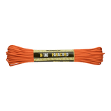 M-Tac Paracord 550 Type III 15 m oranssi nailonköysi ulkoiluun ja hätäkäyttöön, vahva ja monipuolinen, pituus 15 m, vetolujuus 240 kg.