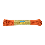 M-Tac Paracord 550 Type III 15 m oranssi nailonköysi ulkoiluun, korjauksiin ja hätäkäyttöön. Vahva ja monipuolinen, vetolujuus 240 kg.