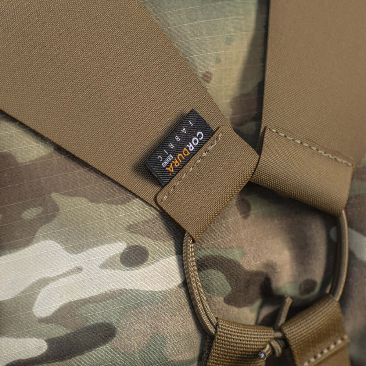 M-Tac olkahihnat taktiseen vyöhön Laser Cut Cordura Squadron -materiaalista, suunniteltu lisäämään mukavuutta ja kestävyyttä, galleria-asento 1.