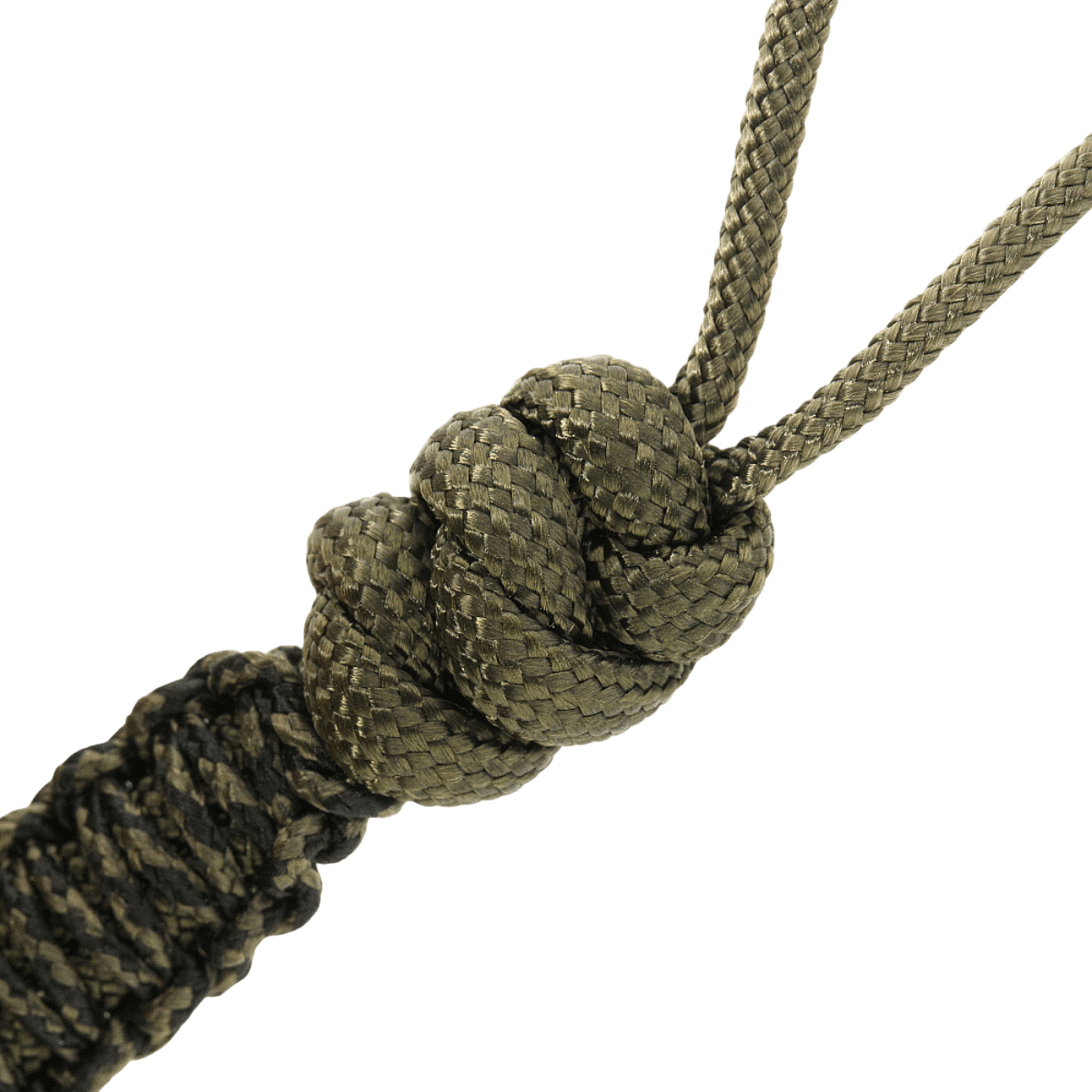 M-Tac Knife Lanyard Scandinavian punottu paracord taskuveitsille, käytännöllinen ja tyylikäs lisä, parantaa otetta ja liikkuvuutta.