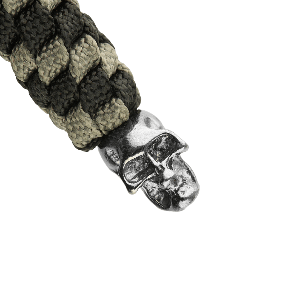 M-Tac Knife Lanyard Helix Skull punottu paracord skulptoidulla kallo‑designilla taskuveitsiin, lisää tyyliä ja toiminnallisuutta.