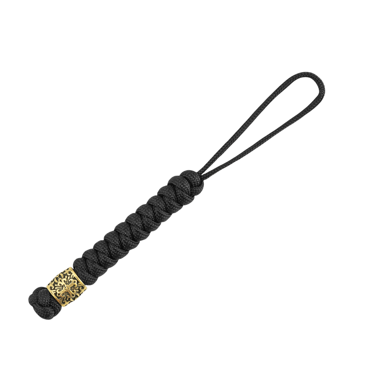 M-Tac Viper Lanyard Scandinavian mustassa paracordissa Viper-helmellä skandinaavisella designilla veitselle ja taskulampulle.