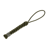 M-Tac Viper Lanyard Stainless Steel punotulla paracordilla ja ruostumattomasta teräksestä tehdyllä Viper-helmellä, tyylikäs ja käytännöllinen veitsilisävaruste.
