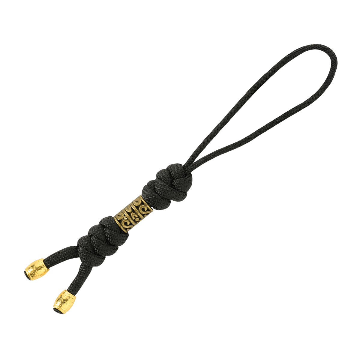 M-Tac Zeus Lanyard, punottu paracord veitsille ja varusteille, tarjoaa nopean pääsyn ja tyylikkään ilmeen.