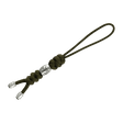 M-Tac Zeus Stainless Steel Lanyard, punottu paracord ja koristeellinen helmi, ihanteellinen veitselle ja varusteille nopeaan käyttöön.