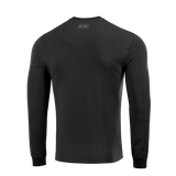 M-Tac Pullover 4 Seasons mustana, takakuva, valmistettu puuvillasta ja elastaanista, monivuotiseen käyttöön, minimalistinen muotoilu