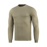 M-Tac Pullover 4 Seasons beige, pyöreä pääntie, minimalistinen muotoilu taktiseen ja arkikäyttöön, valmistettu puuvillasta ja elastaanista