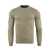 M-Tac Pullover 4 Seasons beige, minimalistinen muotoilu arki- ja taktiseen käyttöön ympäri vuoden, 95% puuvillaa, 5% elastaania