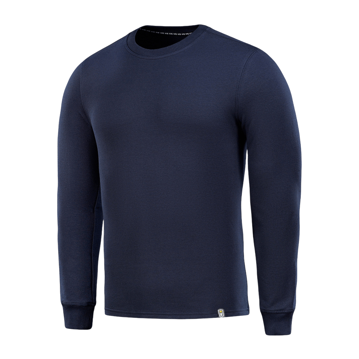 M-Tac Pullover 4 Seasons tummansinisenä, pyöreä pääntie ja joustavat hihansuut, sopii ympäri vuoden, materiaali 95% puuvillaa, 5% elastaania
