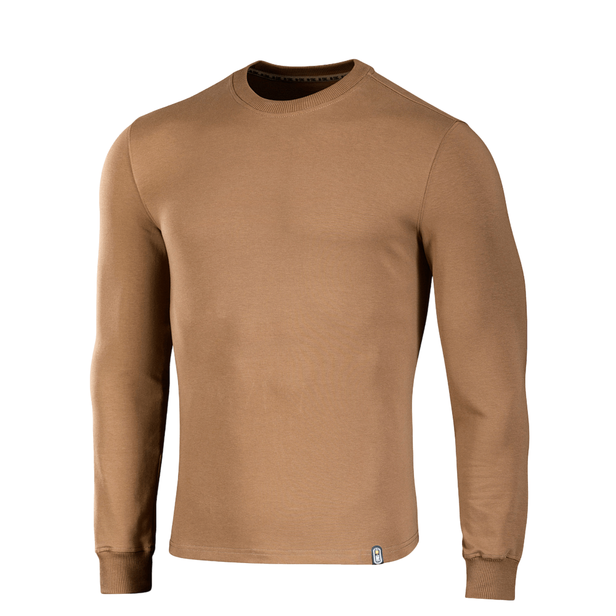 M-Tac Pullover 4 Seasons ruskeana, pyöreä pääntie, monikäyttöinen muotoilu arkeen ja taktiseen käyttöön